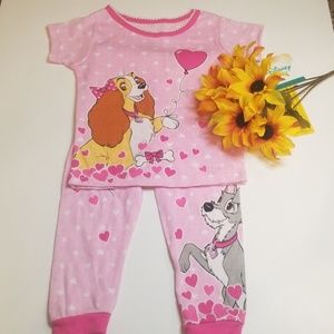 Disney lady and the tramp pajamas
